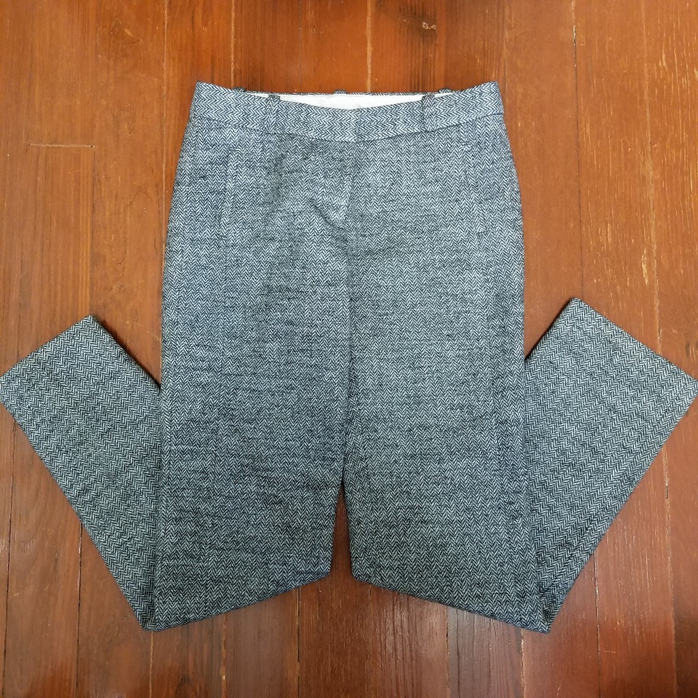 LOFT Herringbone Tweed Pants Size 0